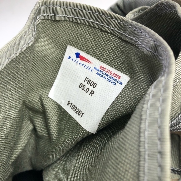 Belleville Shoe Company Hot Weather military tactical combat boots khaki 6.5 - Picture 9 of 10